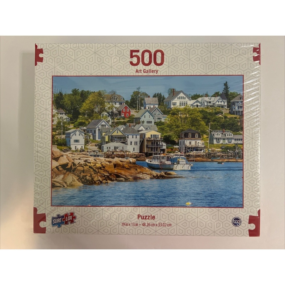 Art Gallery Jigsaw‎ Puzzle by TCG Toys Sure Lox Fit Ages 14+ Sealed 500 Pcs